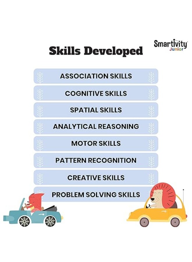 سمارتيفيتي مجموعة أنشطة سمارتيفيتي جونيور العالمية للأطفال من عمر سنتين إلى خمس سنوات، تتضمن 11 نشاطًا تعليميًا في مجال العلوم والتكنولوجيا والهندسة والفنون والرياضيات (STEAM)، مع صندوق هدايا، مناسبة للأطفال الصغار والرضع، وتتضمن تلوينًا بتقنية الواقع المعزز وبطاقات تعليمية تفاعلية. - Image 2